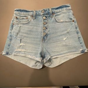 Abercrombie & Fitch High Rise Mom Short Size 28